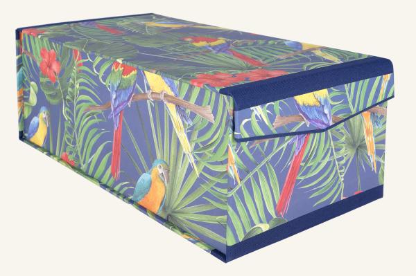 Practical photo box "Parrots", 3 compartments